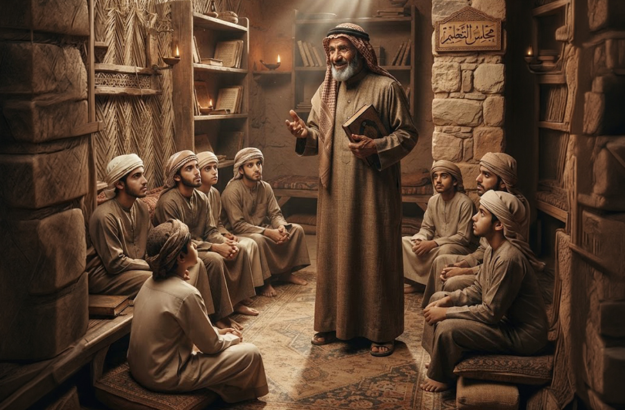 Illustration zum Islamunterricht, Stufe 6